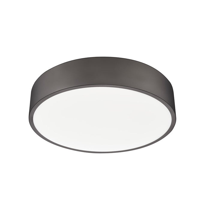 Z-Lite Coronado 1 Light 20" Flush Mount, Bronze/Frosted