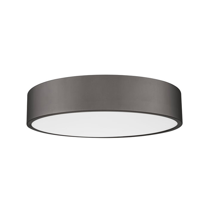 Z-Lite Coronado 1 Light 20" Flush Mount, Bronze/Frosted