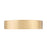 Z-Lite Coronado 1 Light 20" Flush Mount, Modern Gold/Frosted
