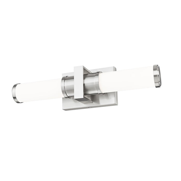 Z-Lite Idris 1Lt 4" LED Vanity/18W, Brushed Nickel/Opal White