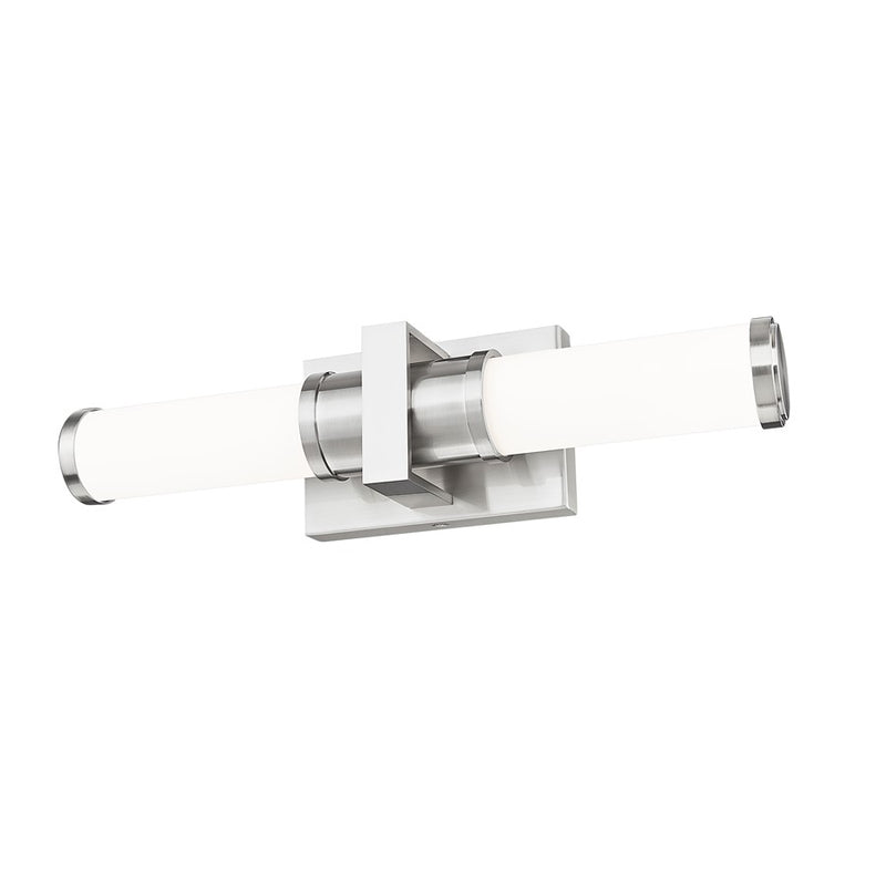 Z-Lite Idris 1 Light 4" LED Vanity 18W, Brushed Nickel/Opal White