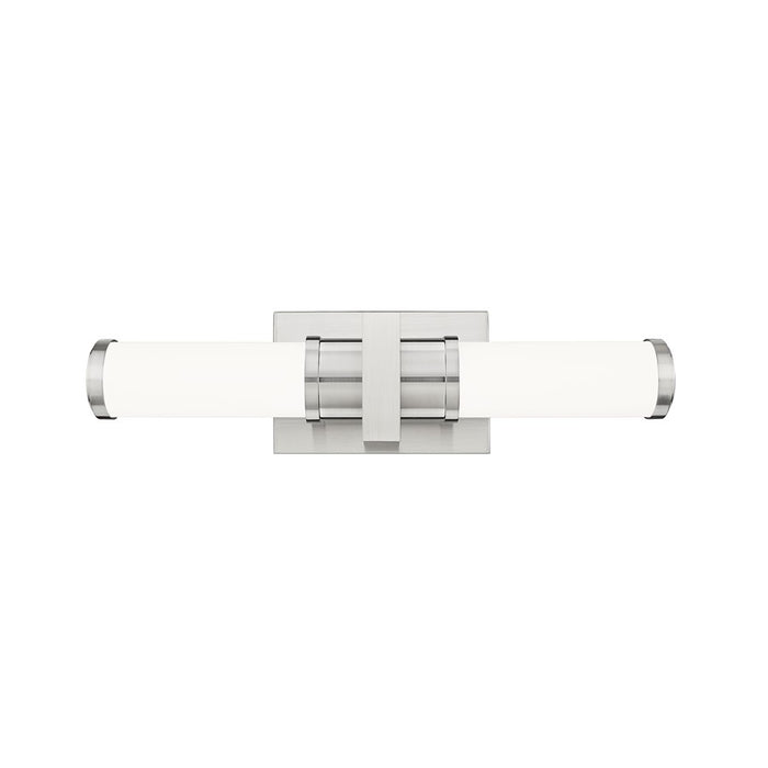 Z-Lite Idris 1 Light 4" LED Vanity 18W, Brushed Nickel/Opal White