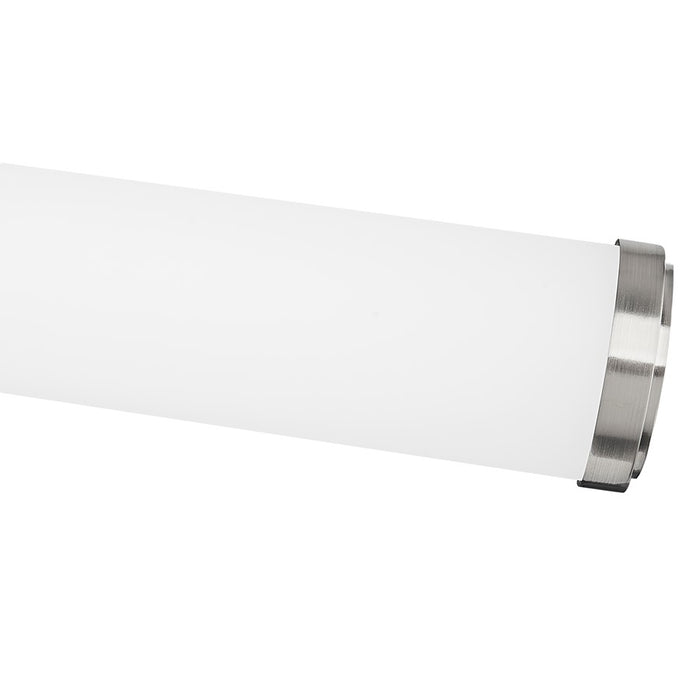Z-Lite Idris 1 Light 4" LED Vanity 18W, Brushed Nickel/Opal White