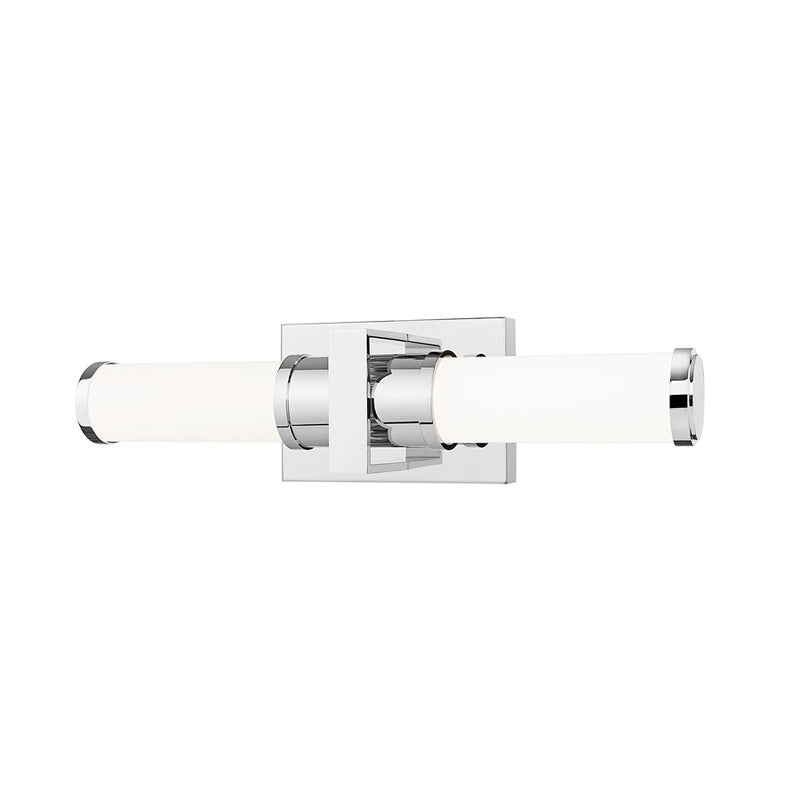 Z-Lite Idris 1 Light 4" LED Vanity/18W, Chrome/Opal White - 1019-18W-CH-LED