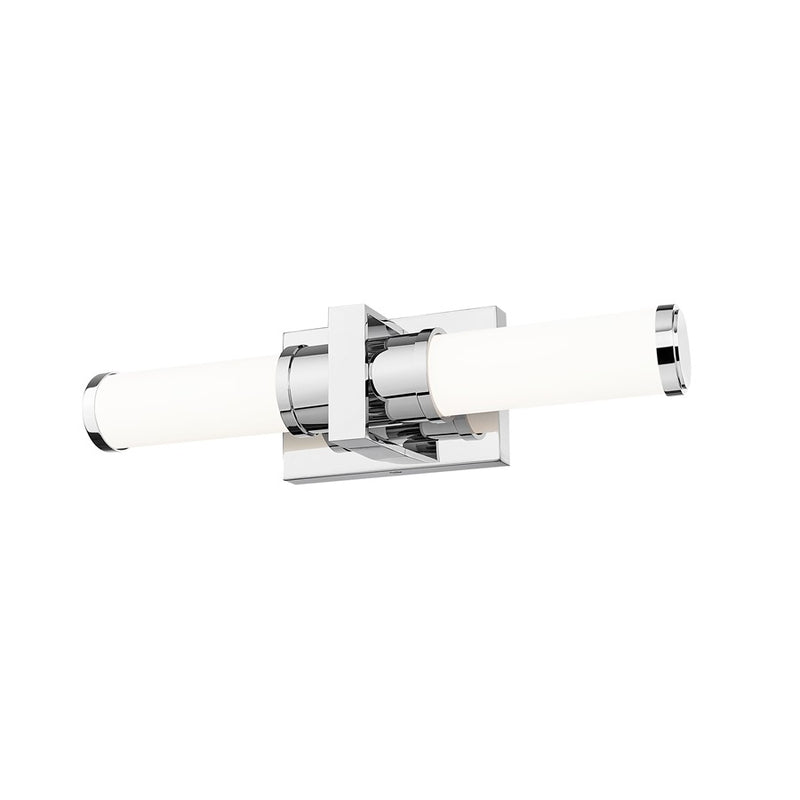Z-Lite Idris 1 Light 4" LED Vanity/18W, Chrome/Opal White