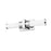Z-Lite Idris 1 Light 4" LED Vanity/18W, Chrome/Opal White