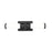 Z-Lite Idris 1 Light 4" LED Vanity/18W, Matte Black/Opal White