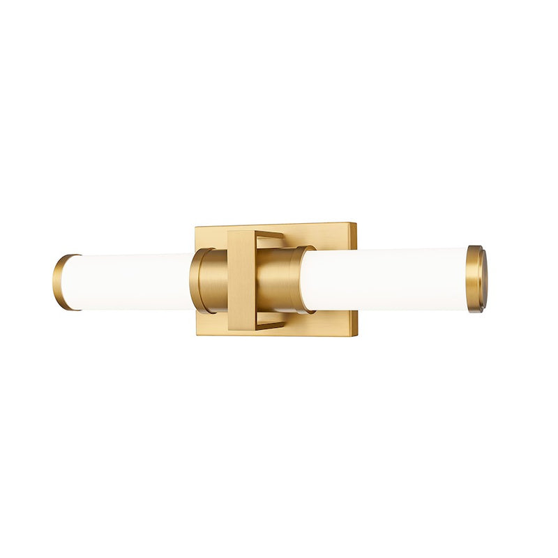 Z-Lite Idris 1 Light 4" LED Vanity/18W, Modern Gold/Opal White - 1019-18W-MGLD-LED
