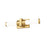 Z-Lite Idris 1 Light 4" LED Vanity 18W, Modern Gold/Opal White