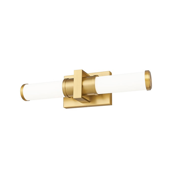 Z-Lite Idris 1 Light 4" LED Vanity 18W, Modern Gold/Opal White