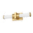 Z-Lite Idris 1 Light 4" LED Vanity 18W, Modern Gold/Opal White