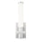 Z-Lite Idris 1 Light 4" Wall Sconce, Brushed Nickel/Opal White
