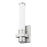Z-Lite Idris 1 Light 4" Wall Sconce, Brushed Nickel/Opal White