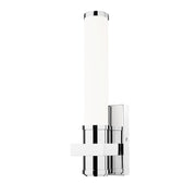 Z-Lite Idris 1 Light 4" Wall Sconce, Chrome/Opal White - 1019-1S-CH-LED