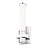 Z-Lite Idris 1 Light 4" Wall Sconce, Chrome/Opal White