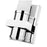 Z-Lite Idris 1 Light 4" Wall Sconce, Chrome/Opal White
