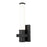 Z-Lite Idris 1 Light 4" Wall Sconce, Matte Black/Opal White - 1019-1S-MB-LED
