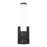 Z-Lite Idris 1 Light 4" Wall Sconce, Matte Black/Opal White