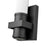 Z-Lite Idris 1 Light 4" Wall Sconce, Matte Black/Opal White