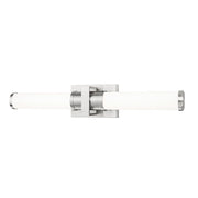 Z-Lite Idris 1Lt 4" LED Vanity/25W, Brushed Nickel/Opal White - 1019-25W-BN-LED