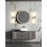 Z-Lite Idris 1 Light 4" LED Vanity 25W, Brushed Nickel/Opal White