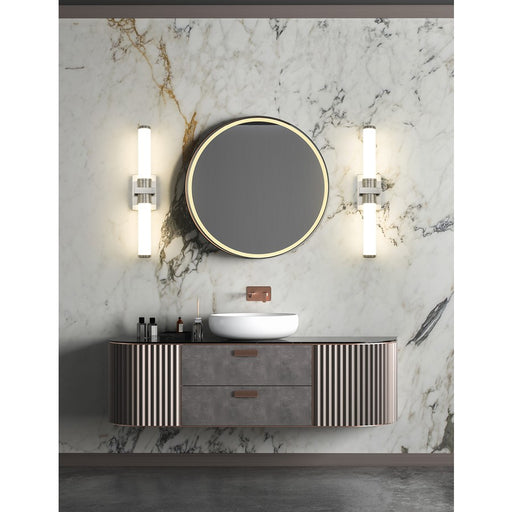 Z-Lite Idris 1 Light 4" LED Vanity 25W, Brushed Nickel/Opal White
