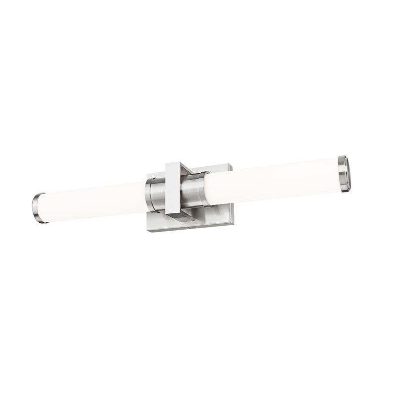 Z-Lite Idris 1 Light 4" LED Vanity 25W, Brushed Nickel/Opal White