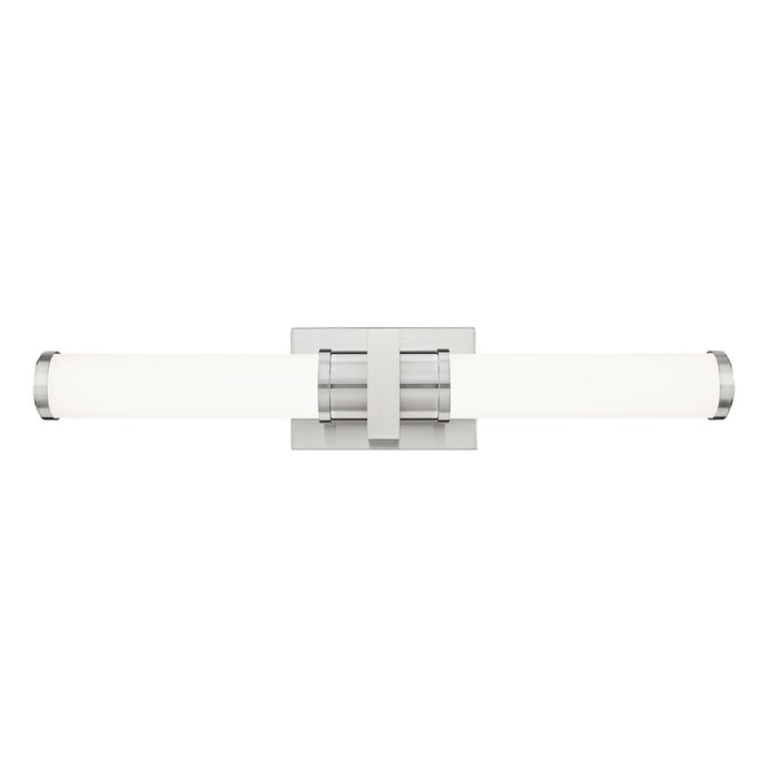 Z-Lite Idris 1 Light 4" LED Vanity 25W, Brushed Nickel/Opal White