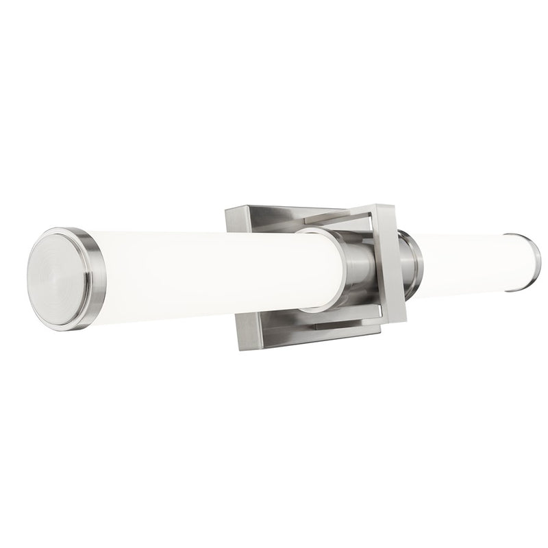 Z-Lite Idris 1 Light 4" LED Vanity 25W, Brushed Nickel/Opal White