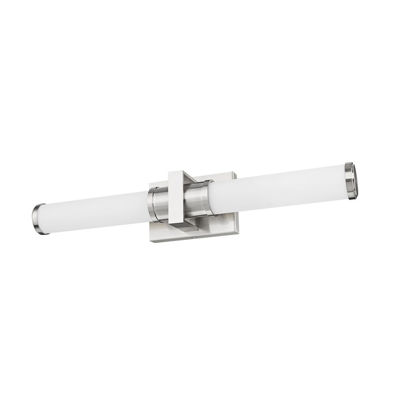 Z-Lite Idris 1 Light 4" LED Vanity 25W, Brushed Nickel/Opal White