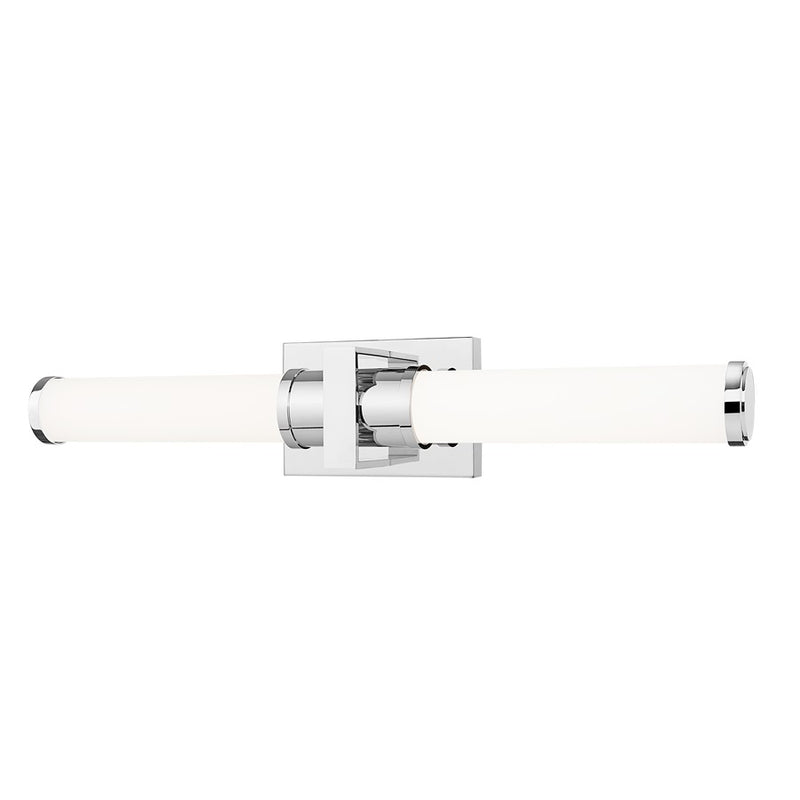 Z-Lite Idris 1 Light 4" LED Vanity/25W, Chrome/Opal White - 1019-25W-CH-LED