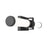 Z-Lite Idris 1 Light 4" LED Vanity/25W, Matte Black/Opal White
