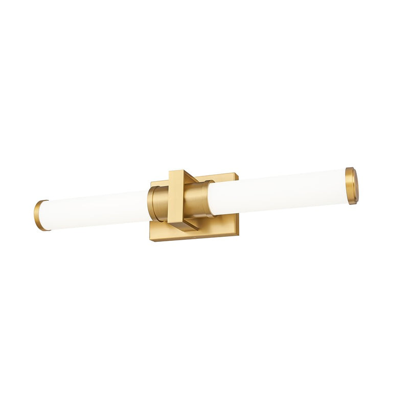 Z-Lite Idris 1 Light 4" LED Vanity 25W, Modern Gold/Opal White