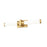 Z-Lite Idris 1 Light 4" LED Vanity 25W, Modern Gold/Opal White