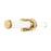Z-Lite Idris 1 Light 4" LED Vanity 25W, Modern Gold/Opal White