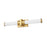 Z-Lite Idris 1 Light 4" LED Vanity 25W, Modern Gold/Opal White