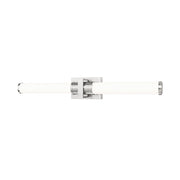 Z-Lite Idris 1 Light 4" LED Vanity/32W, Brushed Nickel/Opal White - 1019-32W-BN-LED
