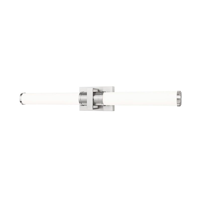 Z-Lite Idris 1Lt 4" LED Vanity/32W, Brushed Nickel/Opal White - 1019-32W-BN-LED