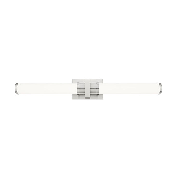 Z-Lite Idris 1 Light 4" LED Vanity 32W, Brushed Nickel/Opal White