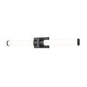 Z-Lite Idris 1 Light 4" LED Vanity/32W, Matte Black/Opal White - 1019-32W-MB-LED