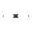 Z-Lite Idris 1 Light 4" LED Vanity/32W, Matte Black/Opal White