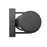 Z-Lite Idris 1 Light 4" LED Vanity/32W, Matte Black/Opal White