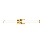Z-Lite Idris 1Lt 4" LED Vanity/32W, Modern Gold/Opal White - 1019-32W-MGLD-LED