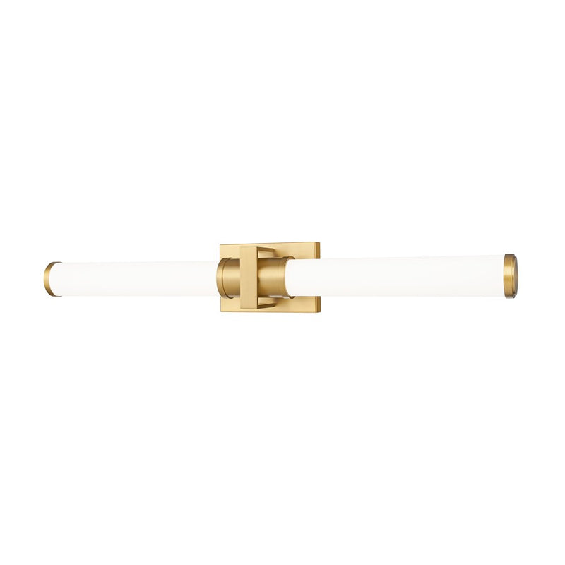 Z-Lite Idris 1Lt 4" LED Vanity/32W, Modern Gold/Opal White - 1019-32W-MGLD-LED
