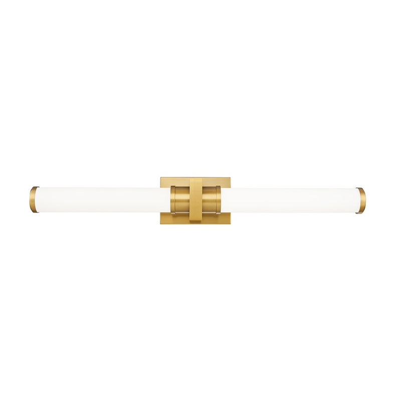 Z-Lite Idris 1Lt 4" LED Vanity/32W, Modern Gold/Opal White