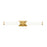 Z-Lite Idris 1 Light 4" LED Vanity 32W, Modern Gold/Opal White