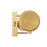 Z-Lite Idris 1 Light 4" LED Vanity 32W, Modern Gold/Opal White