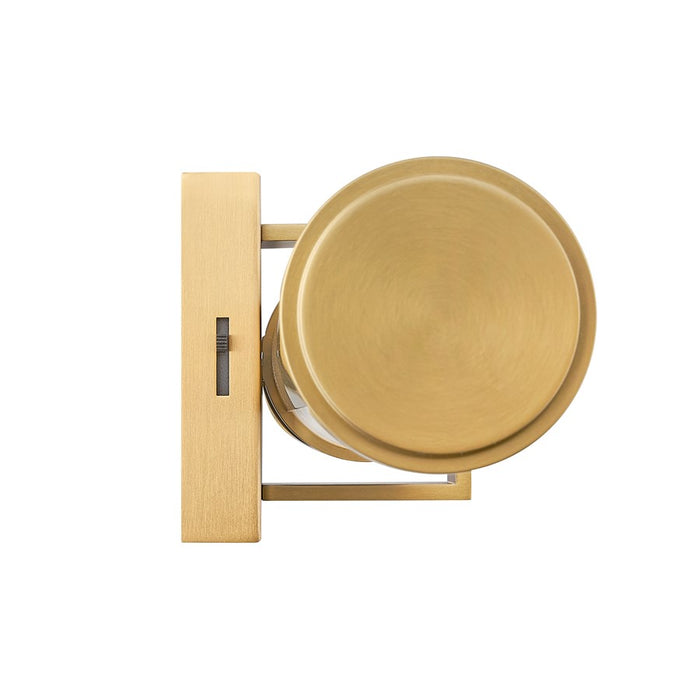 Z-Lite Idris 1Lt 4" LED Vanity/32W, Modern Gold/Opal White