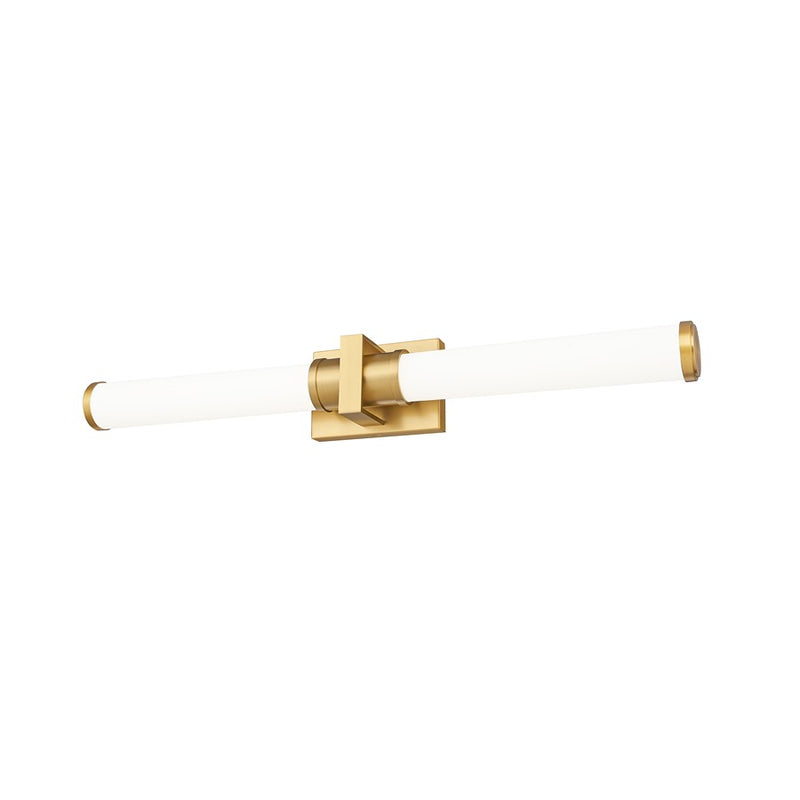 Z-Lite Idris 1 Light 4" LED Vanity 32W, Modern Gold/Opal White