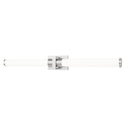 Z-Lite Idris 1 Light 4" LED Vanity/40W, Brushed Nickel/Opal White - 1019-40W-BN-LED